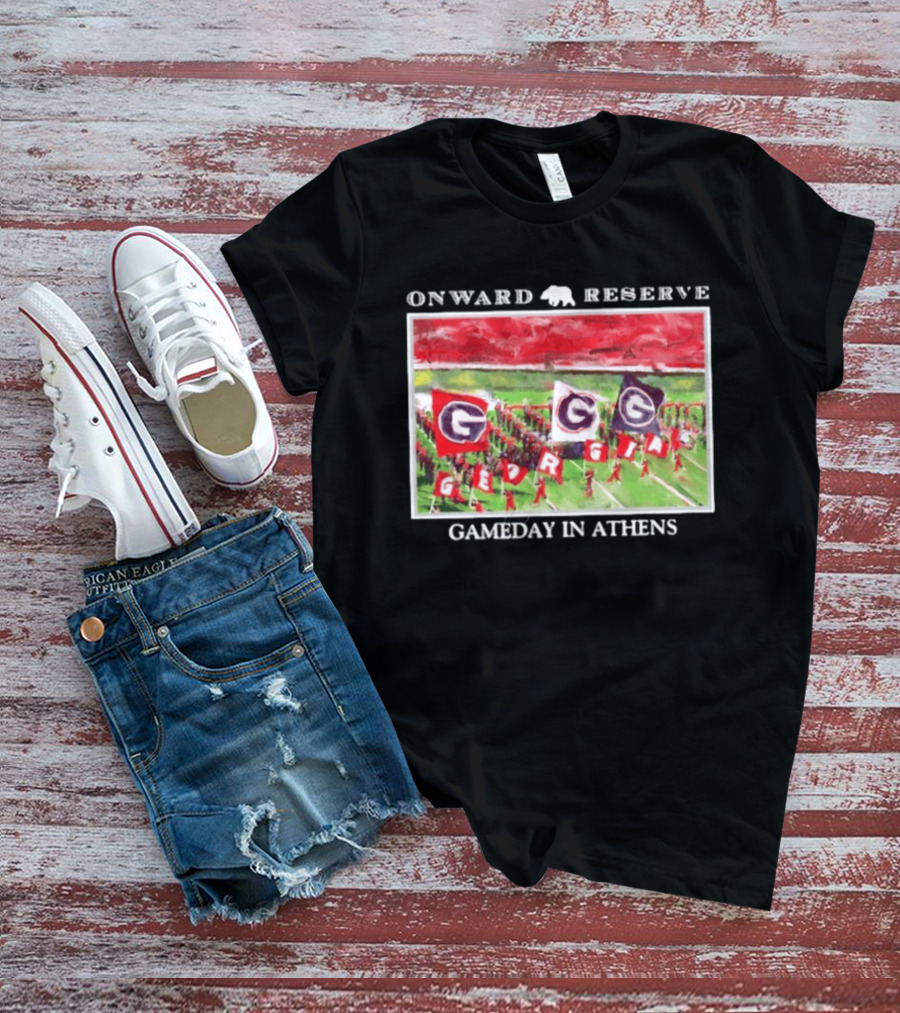 Onward Reserve Georgia Bulldogs Gameday In Athens T-Shirt