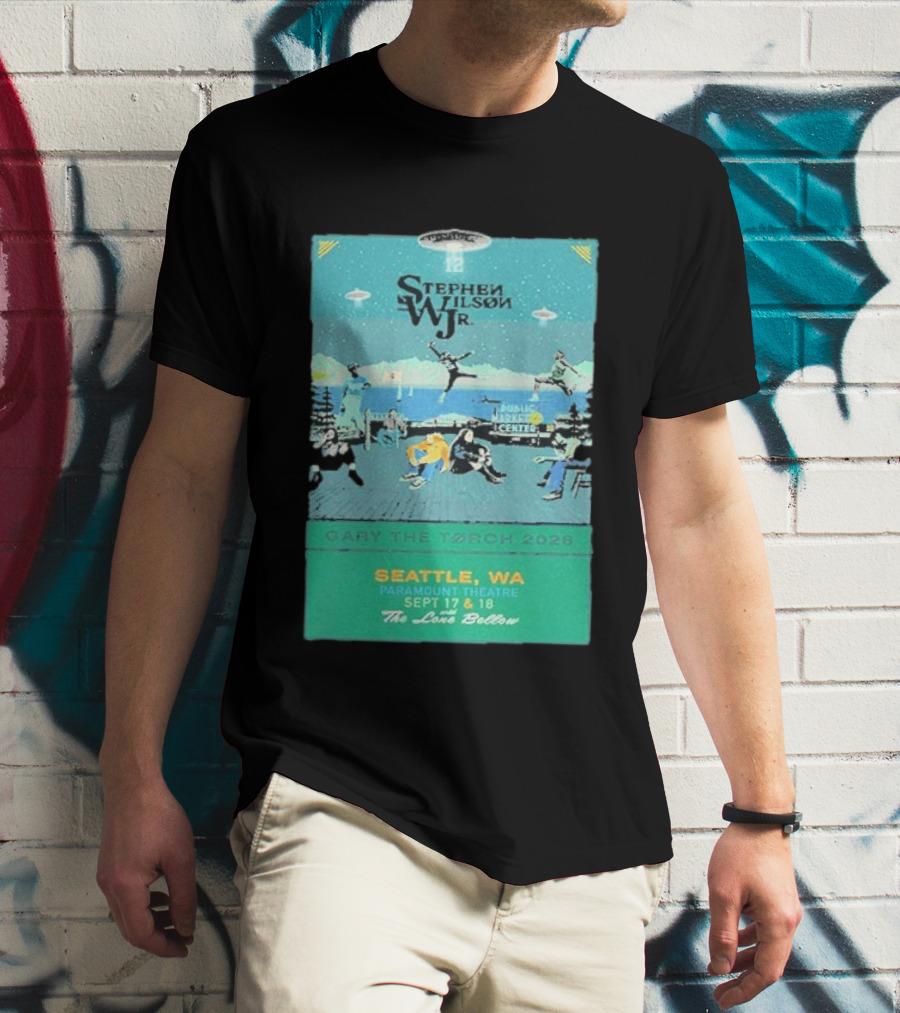 Stephen Wilson Jr Carry The Torch 2026 Seattle Paramount Theatre Event September 17 18 Public Market Center Seattle WA T-Shirt
