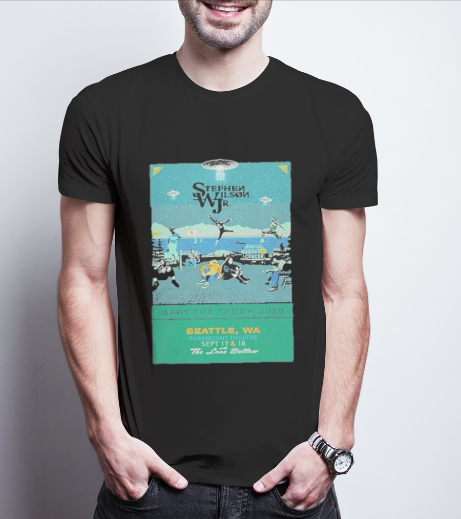 Stephen Wilson Jr Carry The Torch 2026 Seattle Paramount Theatre Event September 17 18 Public Market Center Seattle WA T-Shirt