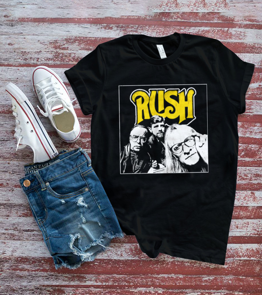Rush Lone Gunmen Yellow T-Shirt