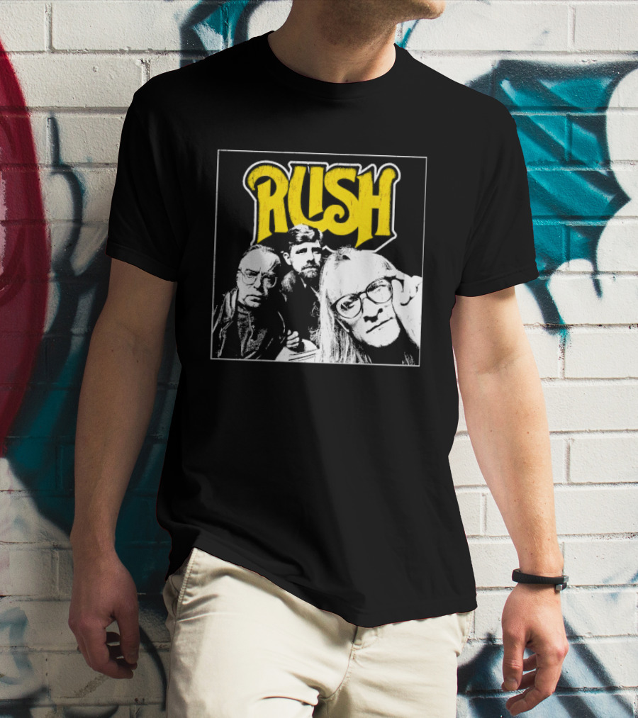Rush Lone Gunmen Yellow T-Shirt