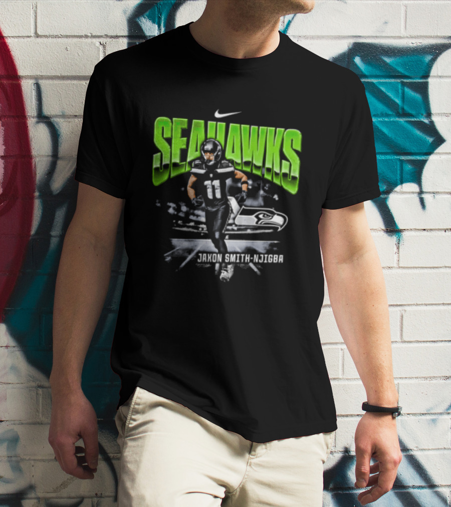 Seattle Seahawks Jaxon Smith Njigba 11 Nike Running Stadium T-Shirt