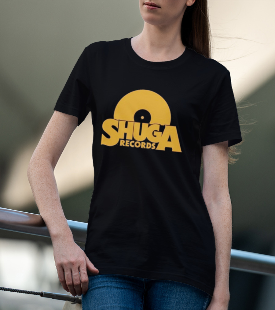Shuga Records Vinyl Icon Retro Style Collection T-Shirt
