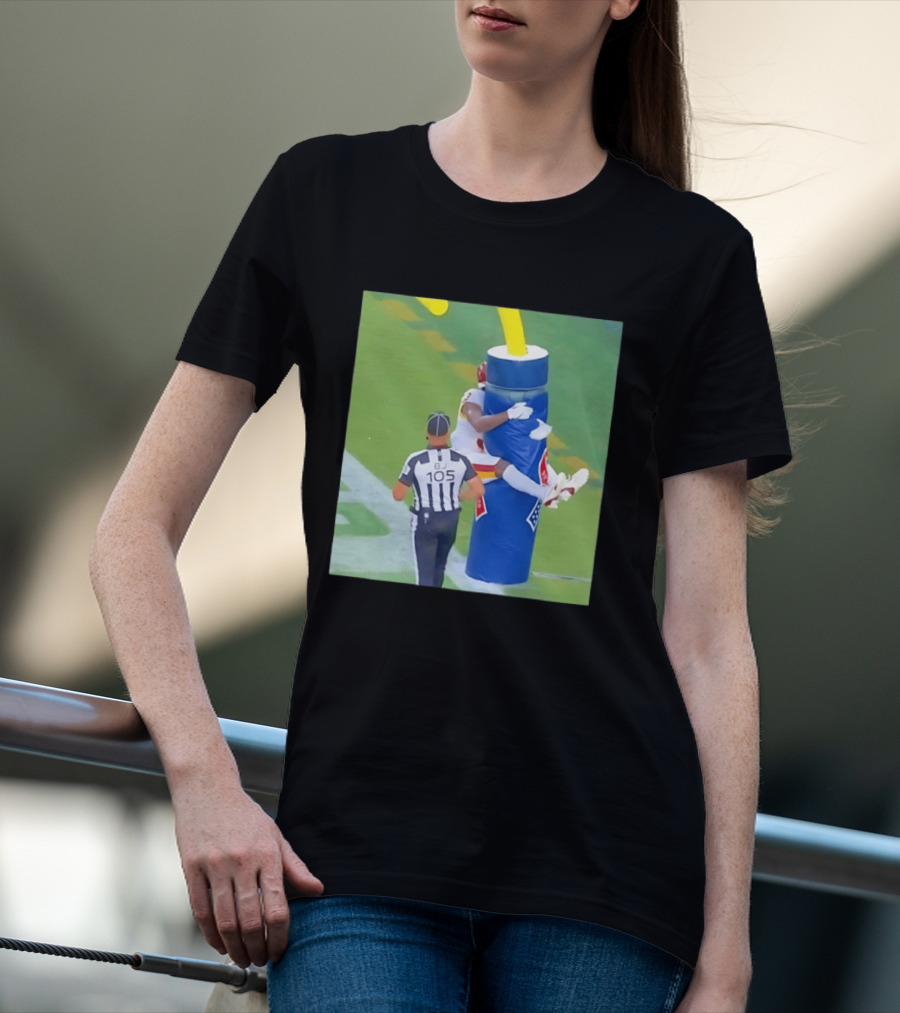 Stefon Diggs Washington Commanders Touchdown Celebration NFL Moment T-Shirt