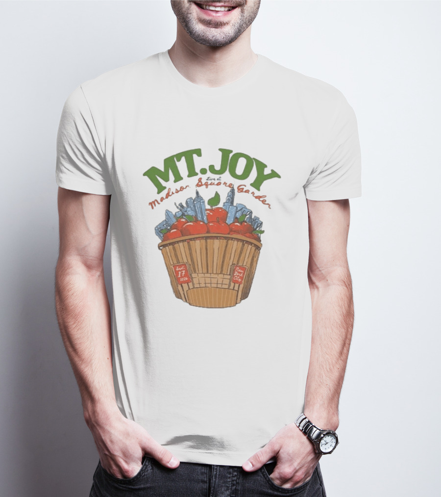 Mt. Joy Madison Square Garden Sept 17 2026 Apples New York City T-Shirt