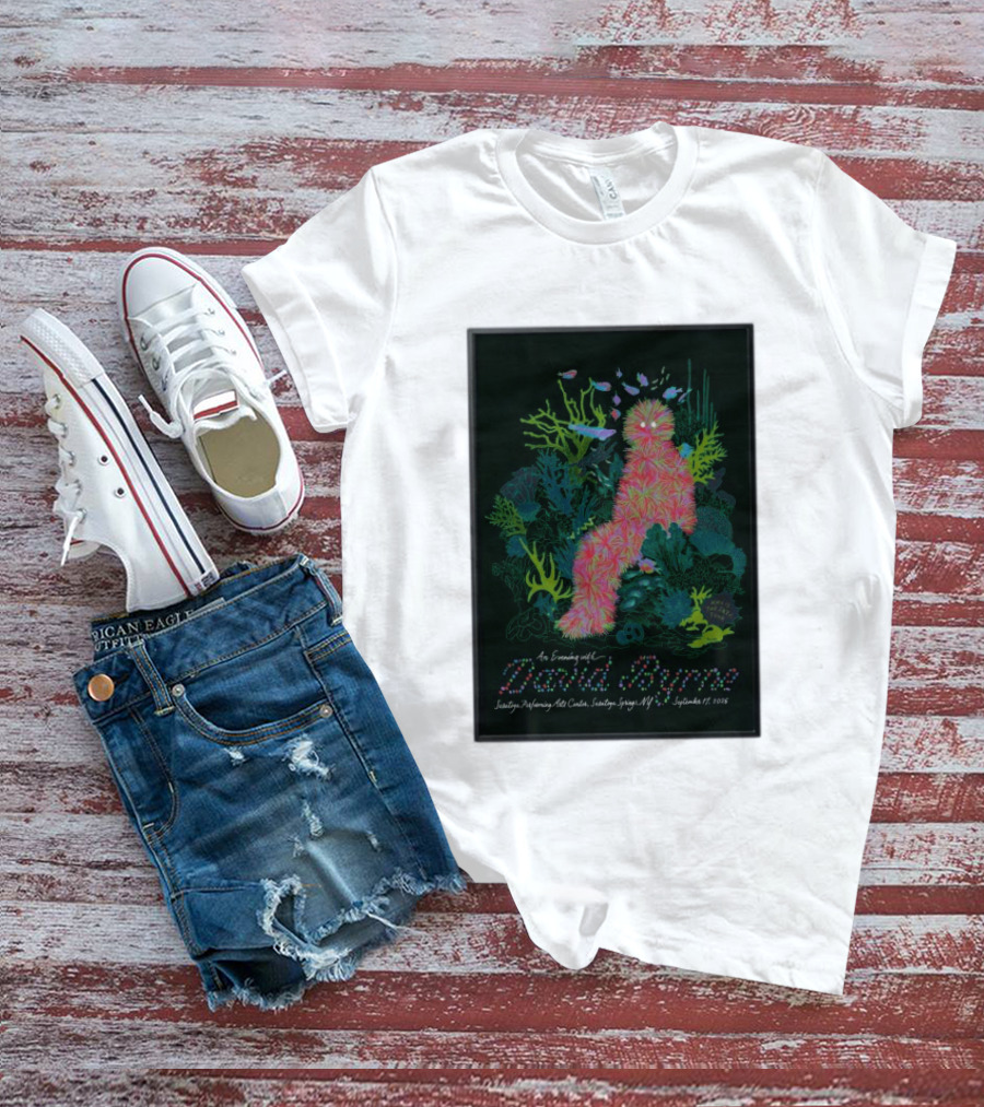An Evening With David Byrne SPAC Saratoga Springs NY September 17 2026 T-Shirt