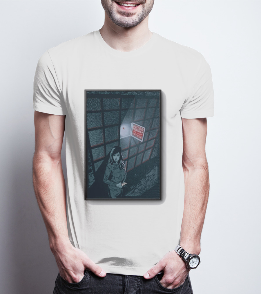 Peter Hook And The Light 9 18 2026 Del Mar CA Tour Woman In Dress Guard غرفة المراقبة T-Shirt