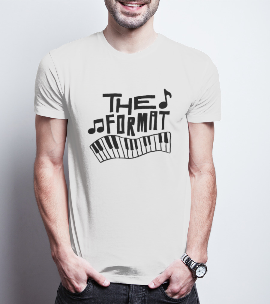 The Format Piano Music Notes Ringer T-Shirt