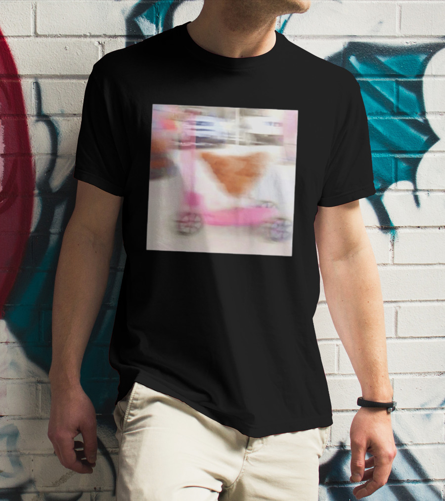 Chicken Riding Pink Scooter T-Shirt