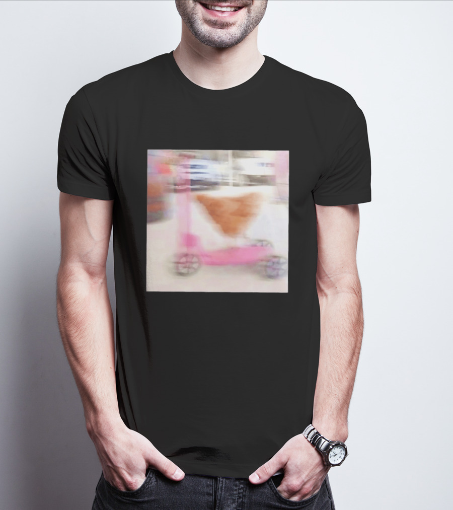 Chicken Riding Pink Scooter T-Shirt