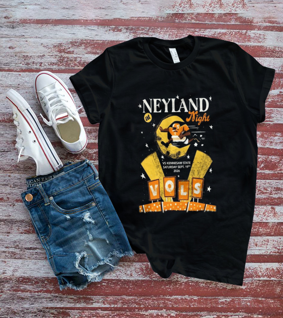 Neyland At Night Vols Vs Kennesaw State September 19 2026 Football Knoxville T-Shirt