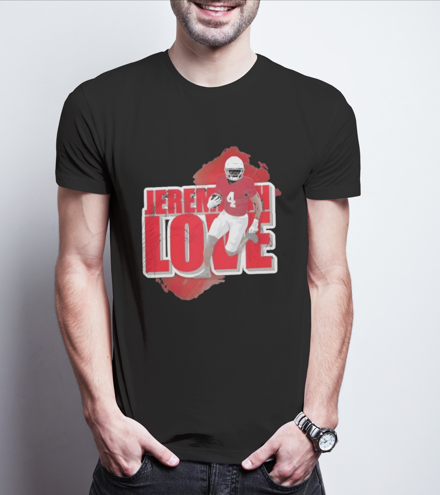 Jeremiyah Love Arizona Cardinals Football Number 4 Player T-Shirt
