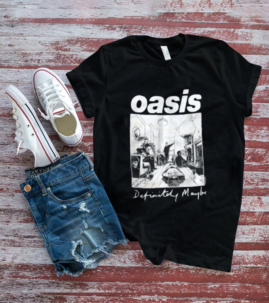 Oasis Definitely Maybe Living Room Scene T-Shirt
