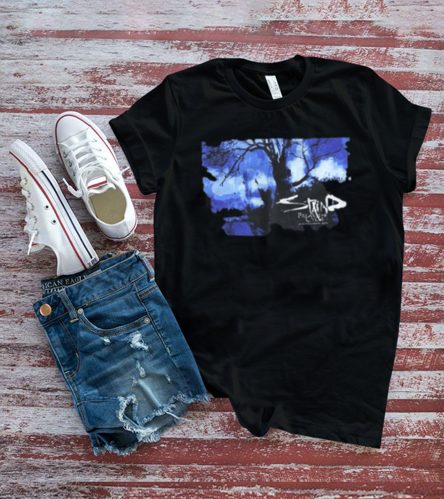Staind Break The Cycle 2026 25th Anniversary Tour Tree Blue T-Shirt