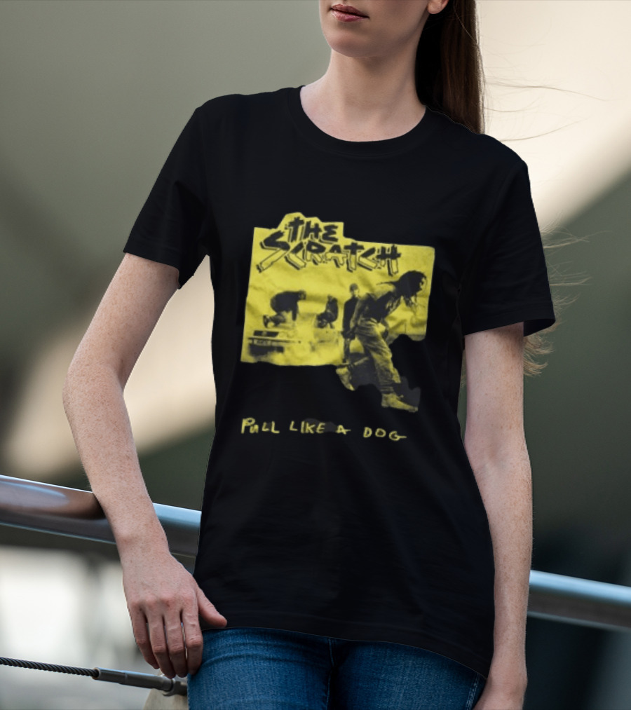 The Scratch Pull Like A Dog Grunge Style Vintage Band T-Shirt