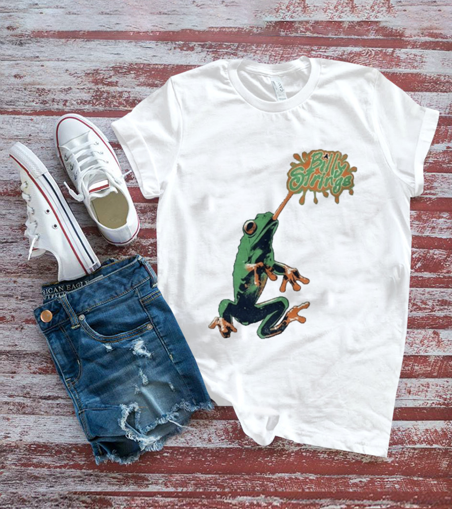 Billy Strings Frog With Orange Tongue And Fruit T-Shirt