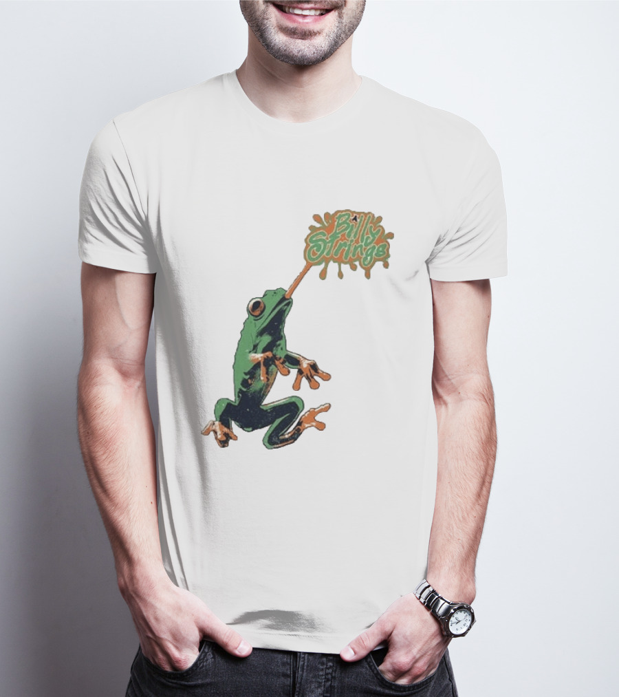 Billy Strings Frog With Orange Tongue And Fruit T-Shirt
