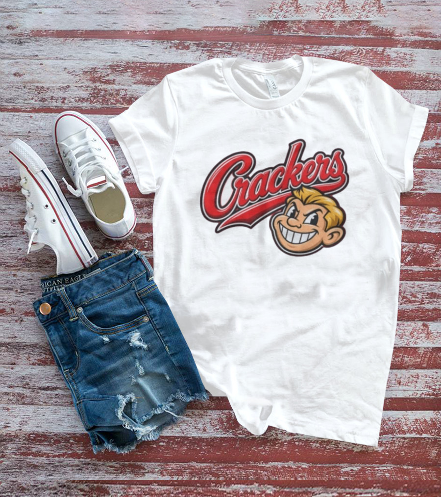 Crackers Vintage Baseball Team T-Shirt
