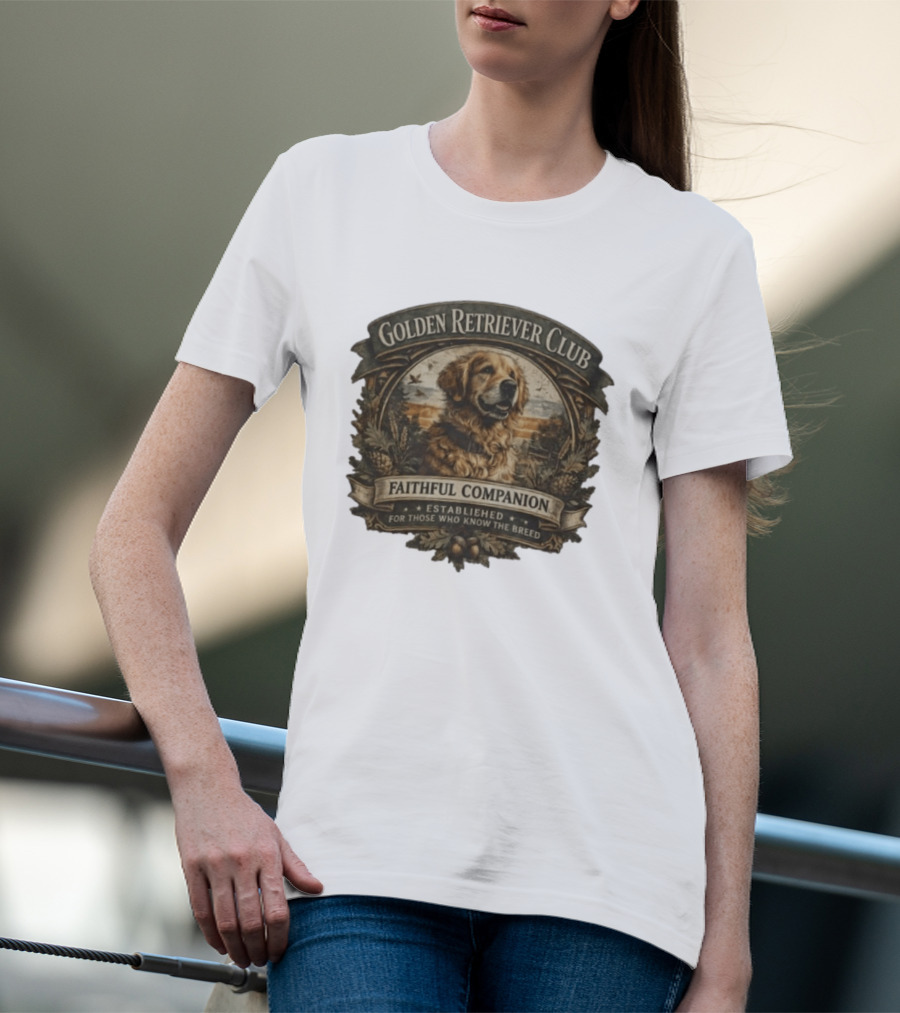 Golden Retriever Club Faithful Companion Established For Those Who Know The Breed T-Shirt