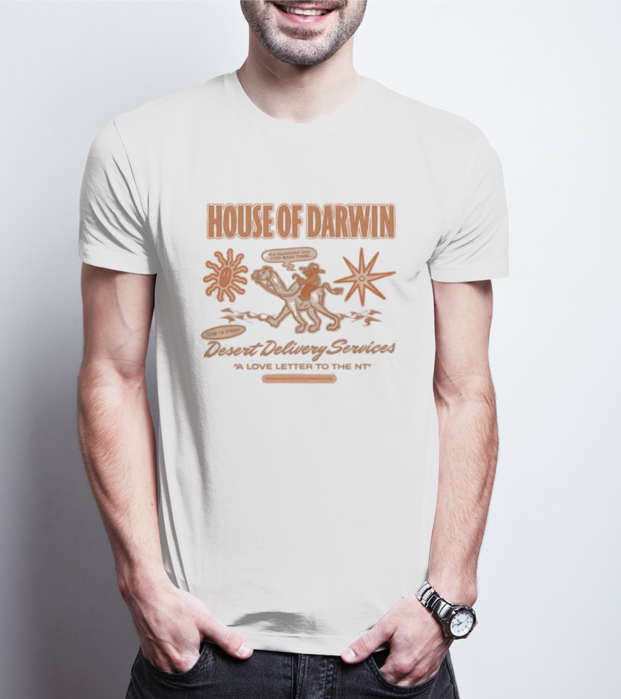 House Of Darwin Stuart Highway Services A Love Letter To The NT Mono T-Shirt