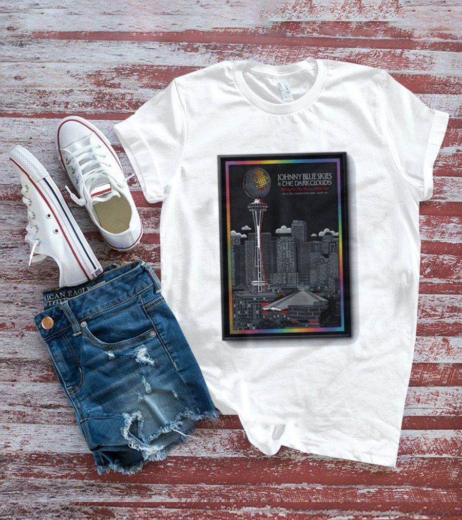 Johnny Blue Skies & The Dark Clouds Meeting For The Moment Seattle 2026 Tour Concert T-Shirt