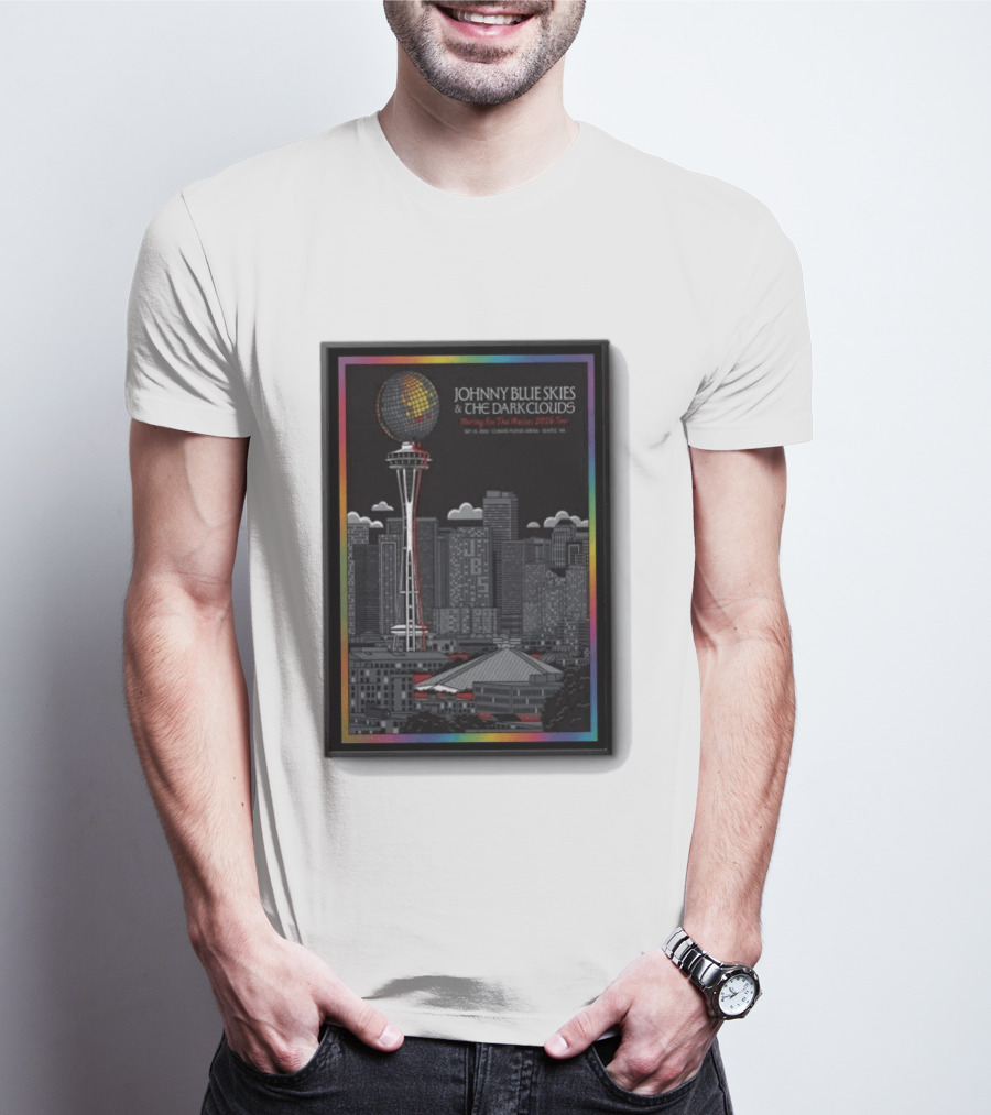 Johnny Blue Skies & The Dark Clouds Meeting For The Moment Seattle 2026 Tour Concert T-Shirt