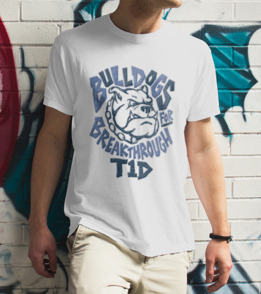St. Bernadette Bulldogs Breakthrough Type 1 Into Type None T-Shirt