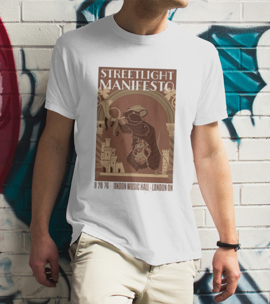 Streetlight Manifesto London Music Hall London 2026 Show T-Shirt