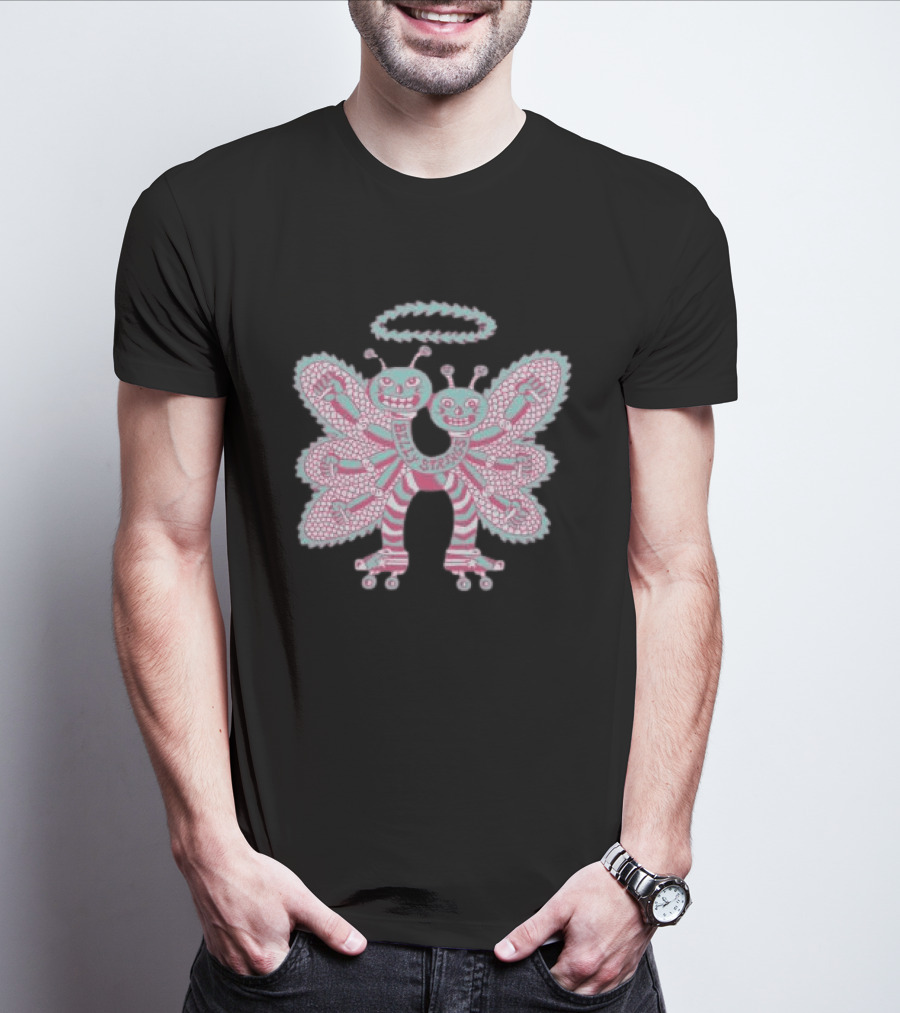Billy Strings Twin Butterflies Roller Skates Halo T-Shirt