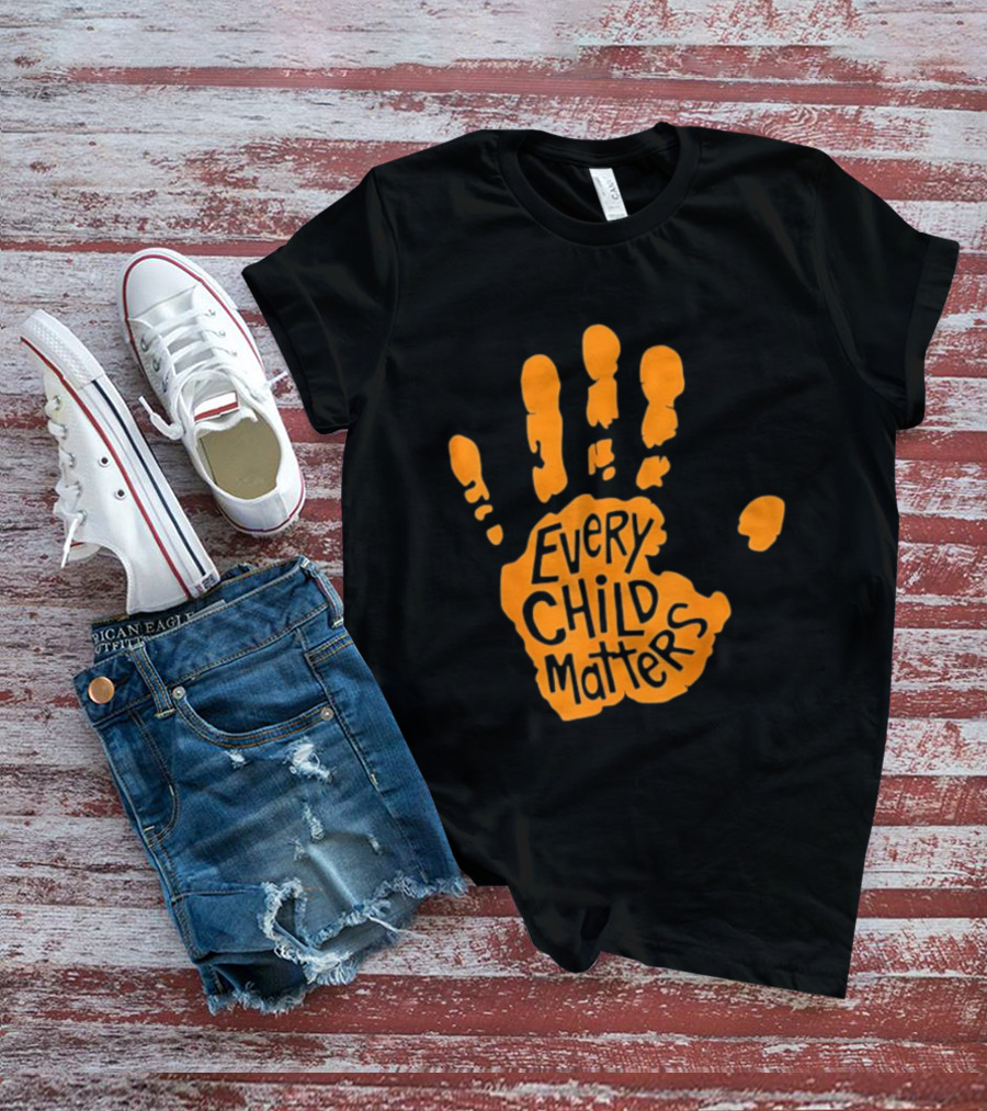 Every Child Matters Orange Handprint T-Shirt