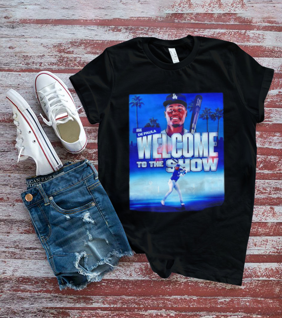 Josue De Paula Welcome To The Show Los Angeles Dodgers T-Shirt
