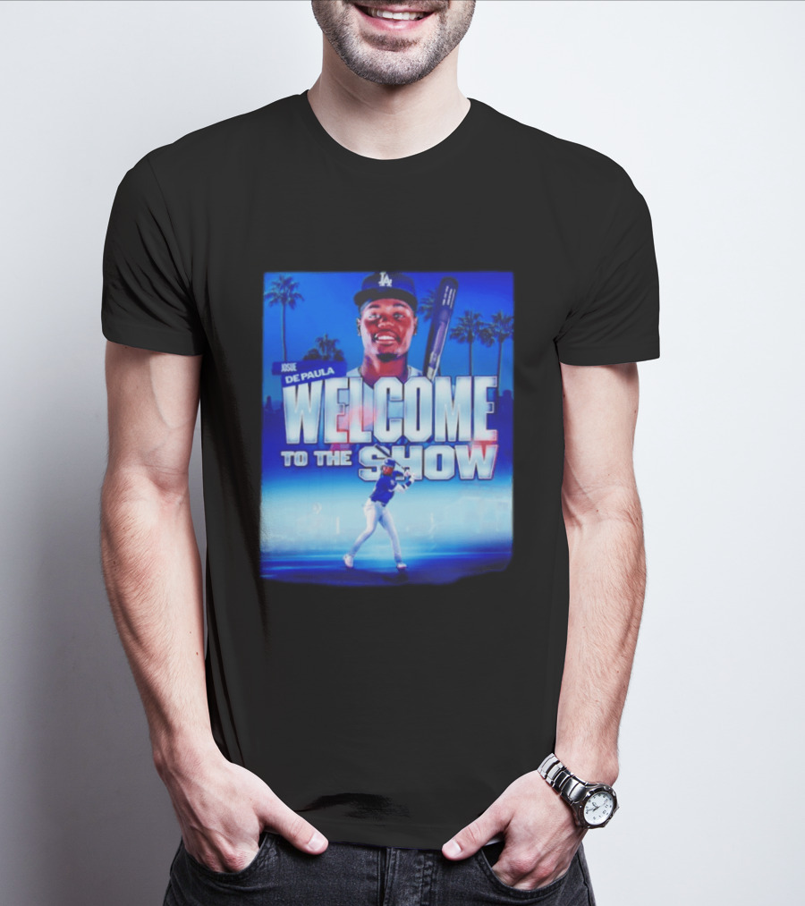 Josue De Paula Welcome To The Show Los Angeles Dodgers T-Shirt
