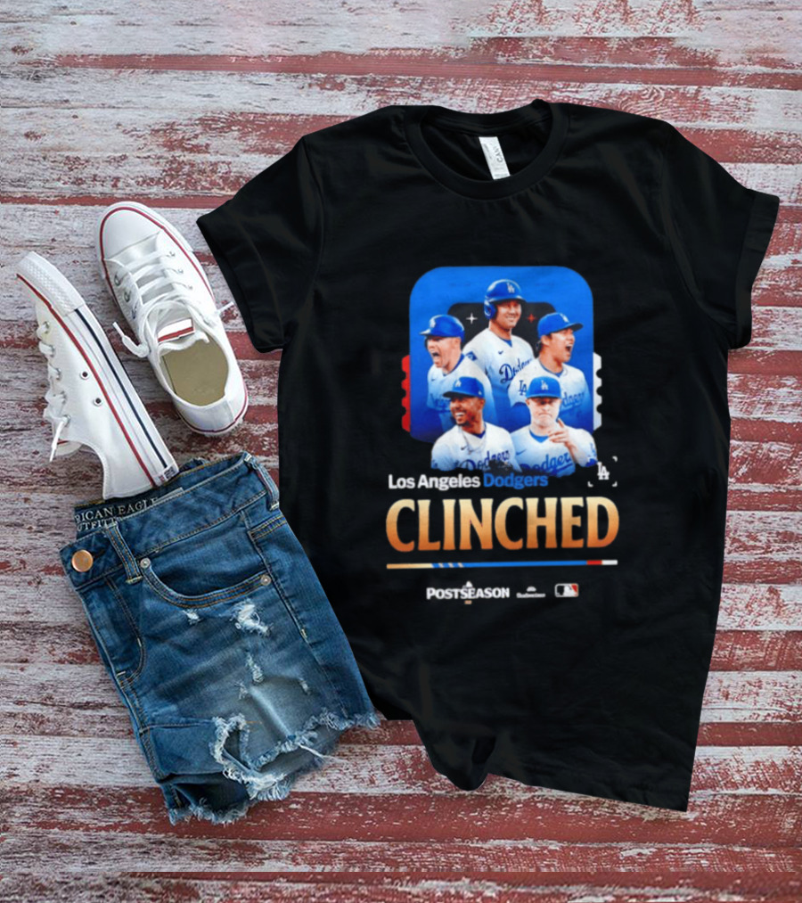 Los Angeles Dodgers Clinched 2026 MLB Postseason Celebration T-Shirt