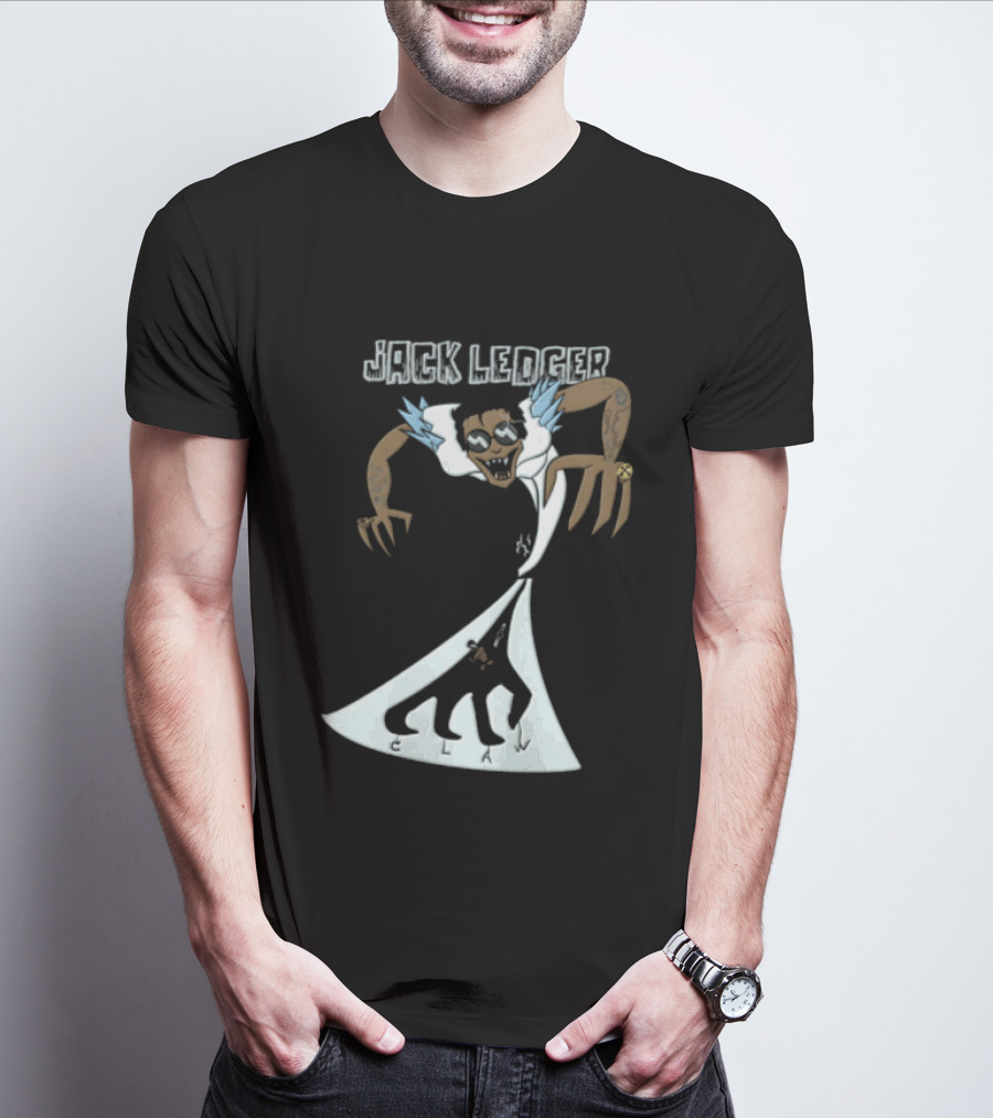 Jack Ledger Horror Character Summoning Creepy Figure T-Shirt