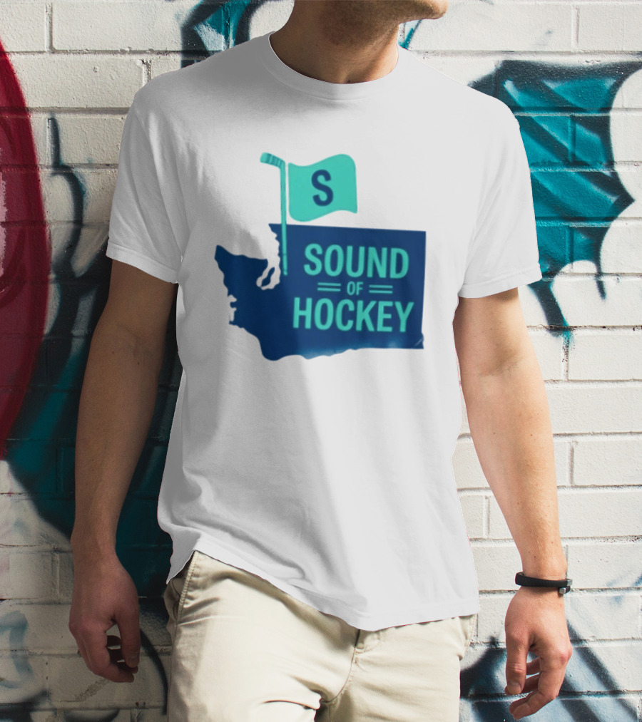 Seattle Kraken Sound Of Hockey State Flag S T-Shirt