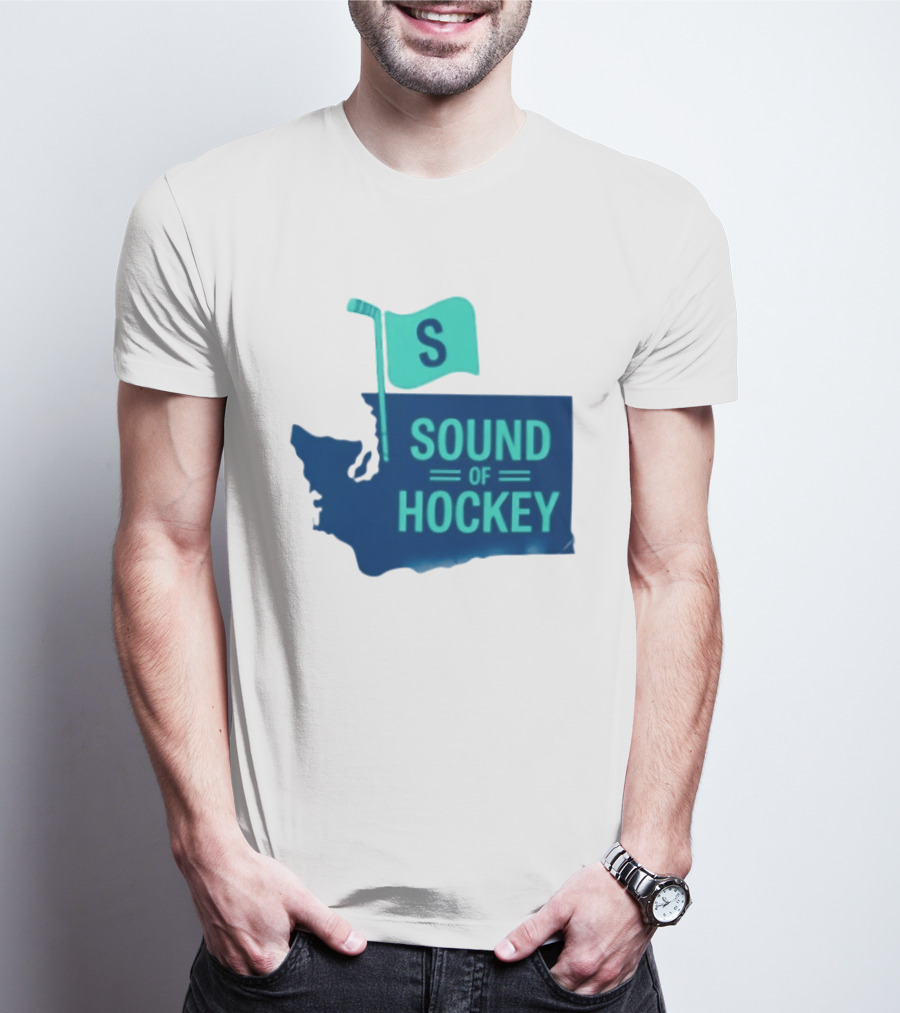 Seattle Kraken Sound Of Hockey State Flag S T-Shirt