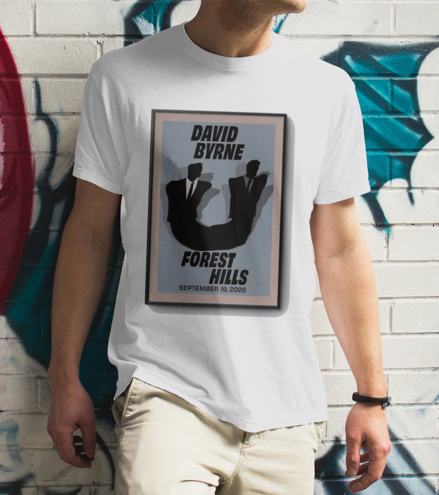 David Byrne Forest Hills September 19 2026 T-Shirt
