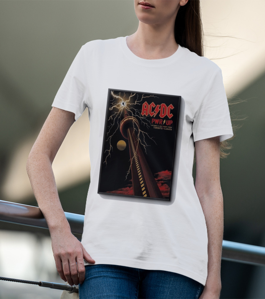 AC DC PWR UP Toronto Canada 2026 Rogers Stadium Concert T-Shirt