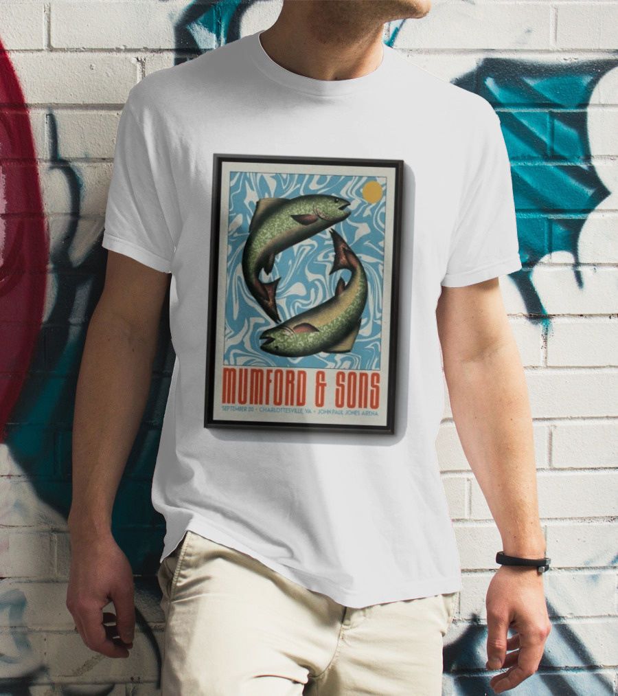 Original LIMITED Sep 20 2026 Mumford & Sons Tour John Paul Jones Arena Charlottesville T-Shirt