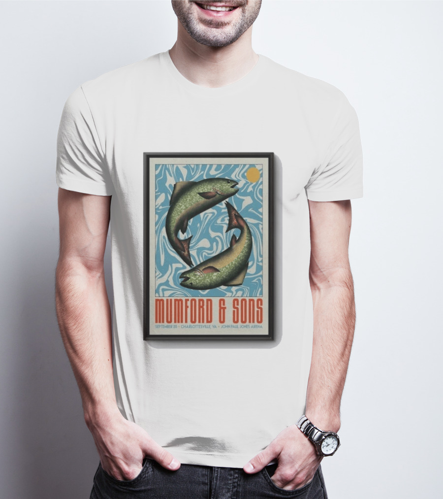 Original LIMITED Sep 20 2026 Mumford & Sons Tour John Paul Jones Arena Charlottesville T-Shirt