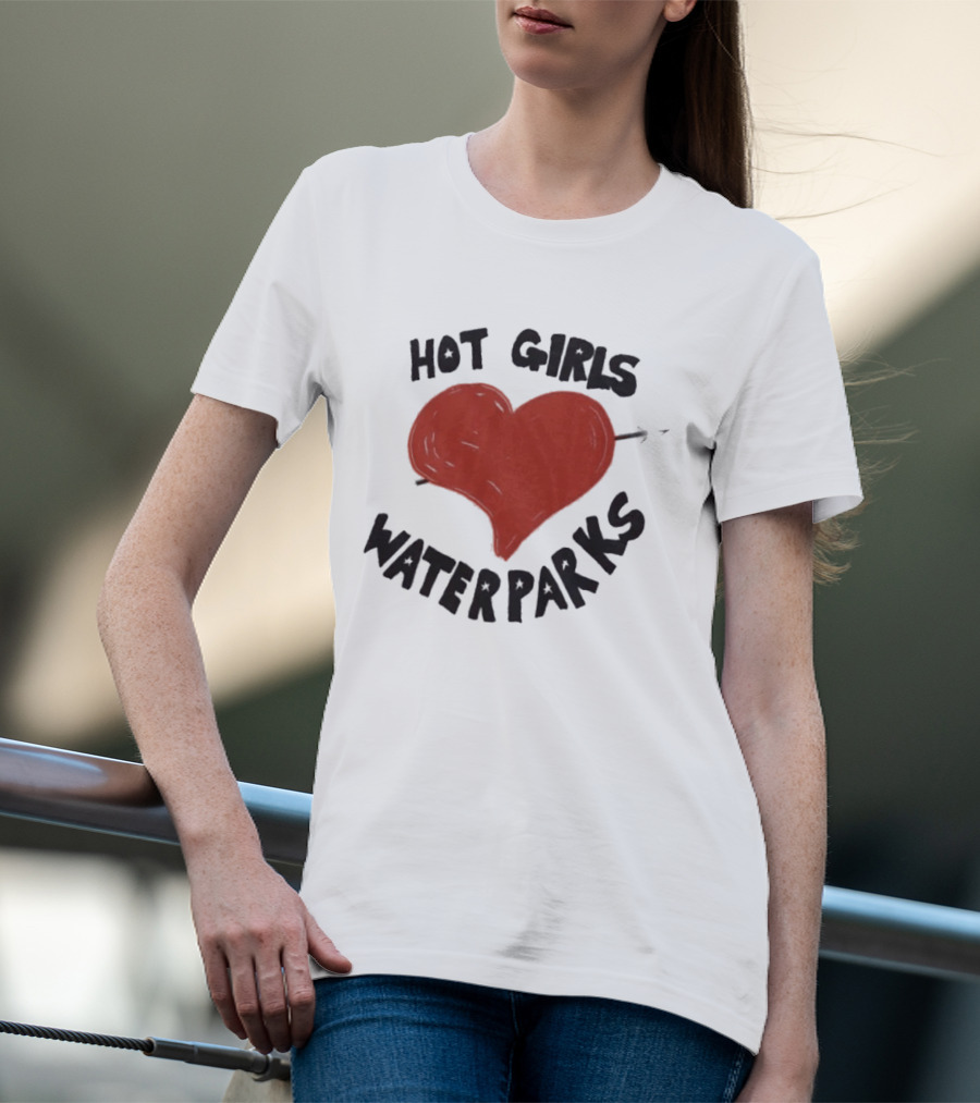 Waterparks Hot Girls Heart Arrow Cropped Baby Top T-Shirt