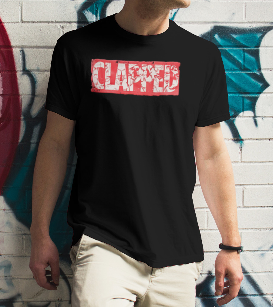 Clappedmob Raw Cut Halloween Horror Characters T-Shirt