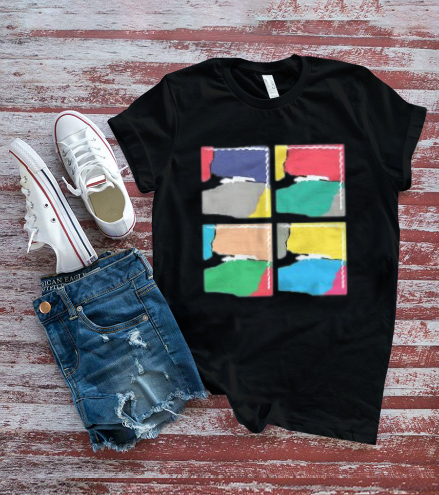 Genesis Abacab 45th Anniversary Multicolor Blocks T-Shirt