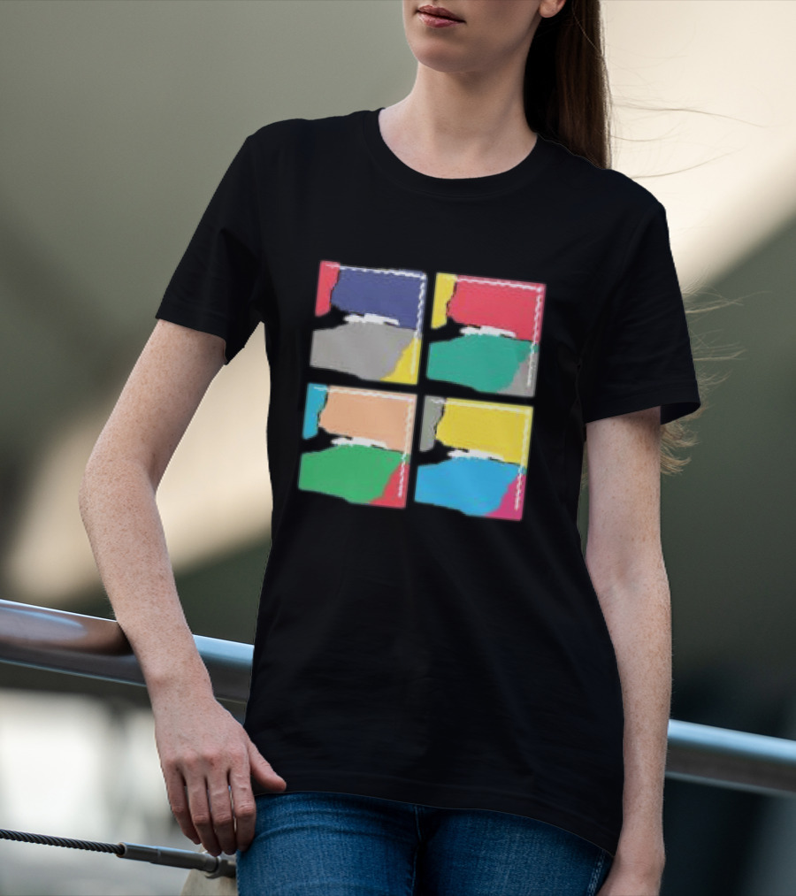 Genesis Abacab 45th Anniversary Multicolor Blocks T-Shirt
