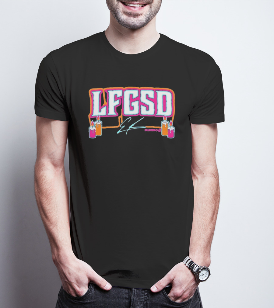 LFGSD Ethan Salas Signature Candles T-Shirt