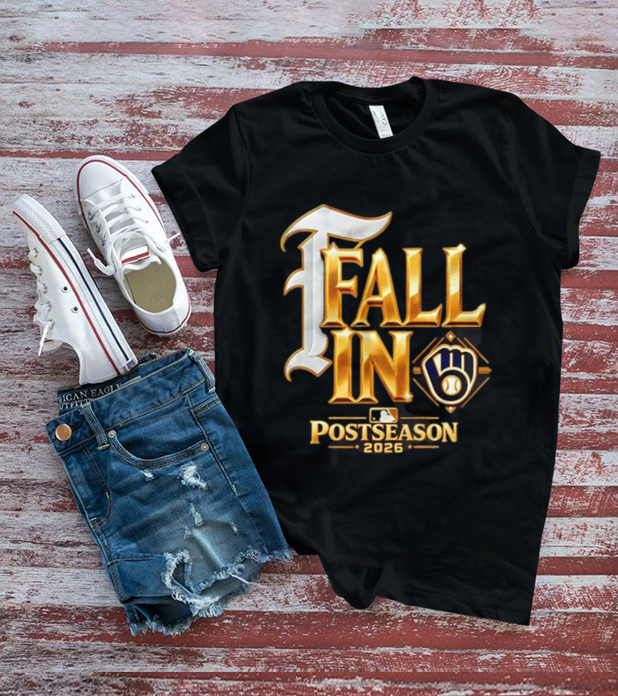 Milwaukee Brewers Fall In Postseason 2026 MLB T-Shirt