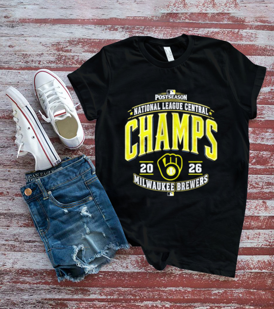 Milwaukee Brewers National League Central Champs 2026 T-Shirt
