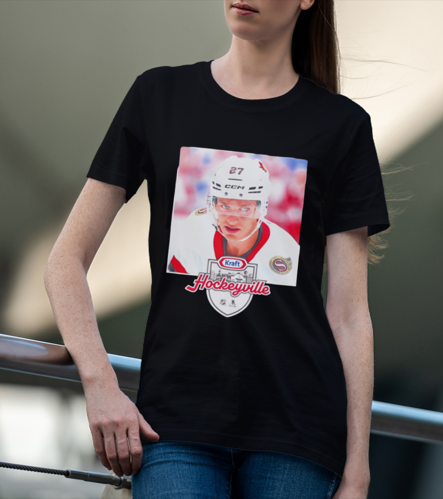 Ottawa Senators 27 Kraft Hockeyville CCM T-Shirt