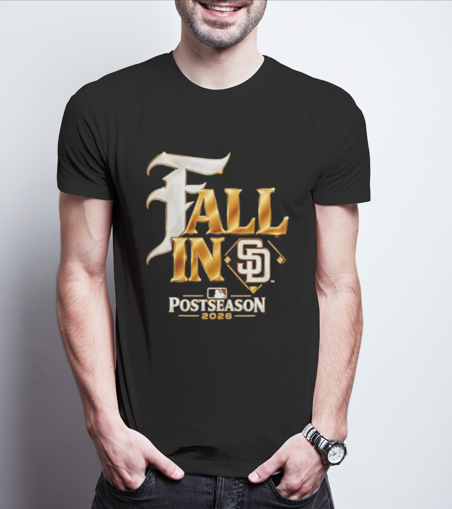 San Diego Padres Fall In SD Postseason 2026 MLB T-Shirt