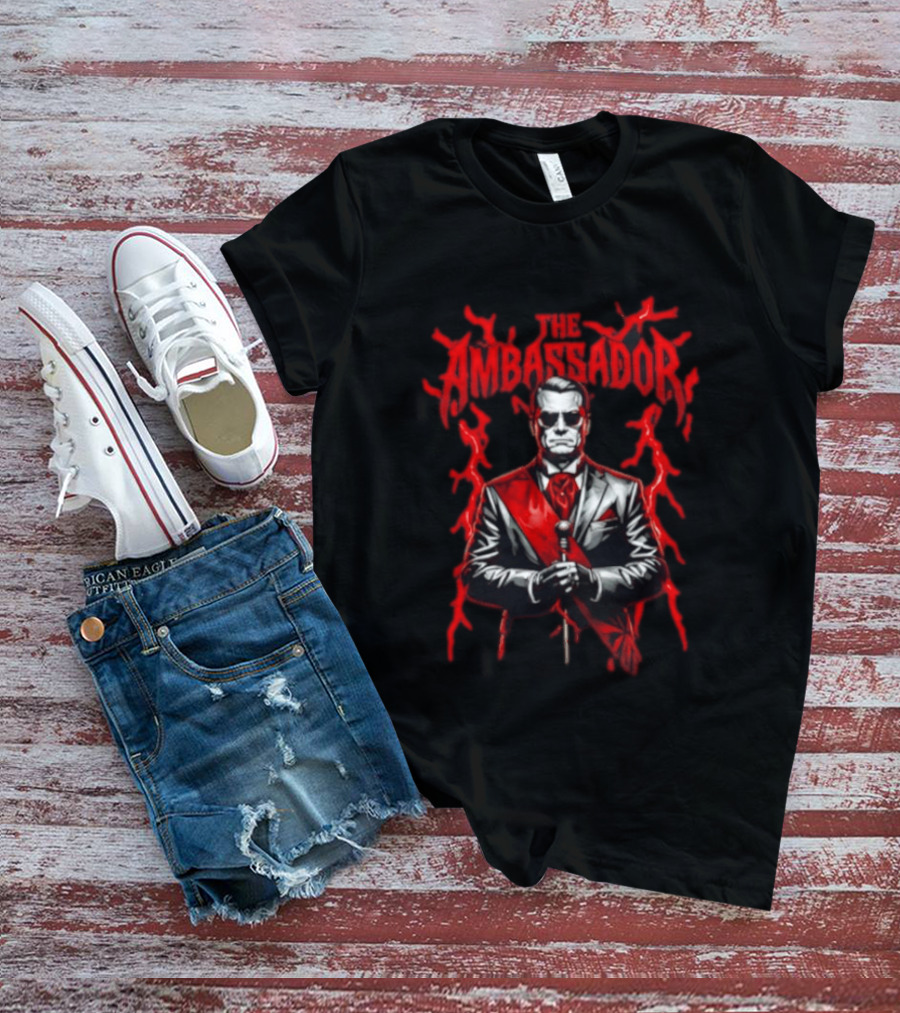 The Ambassador Red Suit Masterclass Suspect T-Shirt
